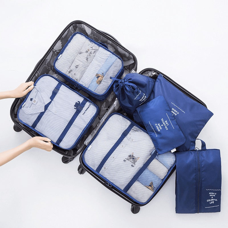 Kit 7 Bolsas Organizadoras Para Mala de Viagem STORAGE BAG - PAGUE 4 E LEVE 7!